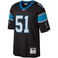 Sam Mills Carolina Panthers Football Jersey, Black Replica Sportswear Jersey Shirt, Lightweight Breathable Athletic Jersey, Casual Gift for Men