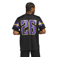 Washington Huskies Football Jersey, Black Sportswear Jersey Shirt, Lightweight Breathable Athletic Jersey, Casual Gift for Men, Style 203634201