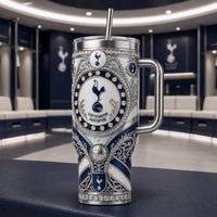 TOT - Heritage Crest in Navy and Silver Relief
