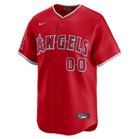 Los Angeles Angels Baseball Jersey, Red Sportswear Jersey Shirt, Lightweight Breathable Athletic Jersey, Casual Gift for Men, Style 202753843