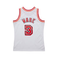 Dwyane Wade Miami Heat Basketball Jersey, White Swingman Sportswear Jersey Shirt, Sleeveless Athletic Tank Jersey, Casual Gift for Men