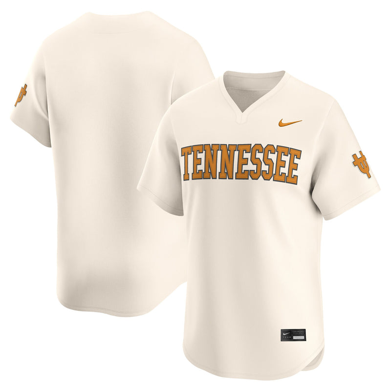 Natural Tennessee Volunteers Baseball Jersey, Limited Sportswear Jersey Shirt, Lightweight Breathable Athletic Jersey, Casual Gift for Men