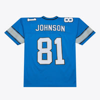 Calvin Johnson Detroit Lions Football Jersey, Blue Replica Sportswear Jersey Shirt, Lightweight Breathable Athletic Jersey, Casual Gift for Men