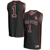 Ball State Cardinals Basketball Jersey, Black Lightweight Sportswear Jersey Shirt, Sleeveless Athletic Tank Jersey, Casual Gift for Men