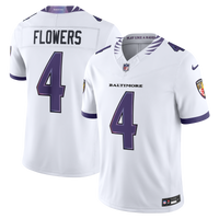 Zay Flowers Baltimore Ravens Football Jersey, White Limited Sportswear Jersey Shirt, Lightweight Breathable Athletic Jersey, Casual Gift for Men