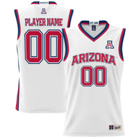 Arizona Wildcats Basketball Jersey, White Sportswear Jersey Shirt, Sleeveless Athletic Tank Jersey, Casual Gift for Men