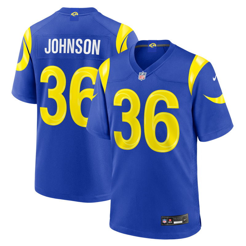 Alex Johnson Los Angeles Rams Football Jersey, Royal Game Sportswear Jersey Shirt, Lightweight Breathable Athletic Jersey, Casual Gift for Men