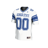 Georgia State Panthers Football Jersey, White Fashion Sportswear Jersey Shirt, Lightweight Breathable Athletic Jersey, Casual Gift for Men
