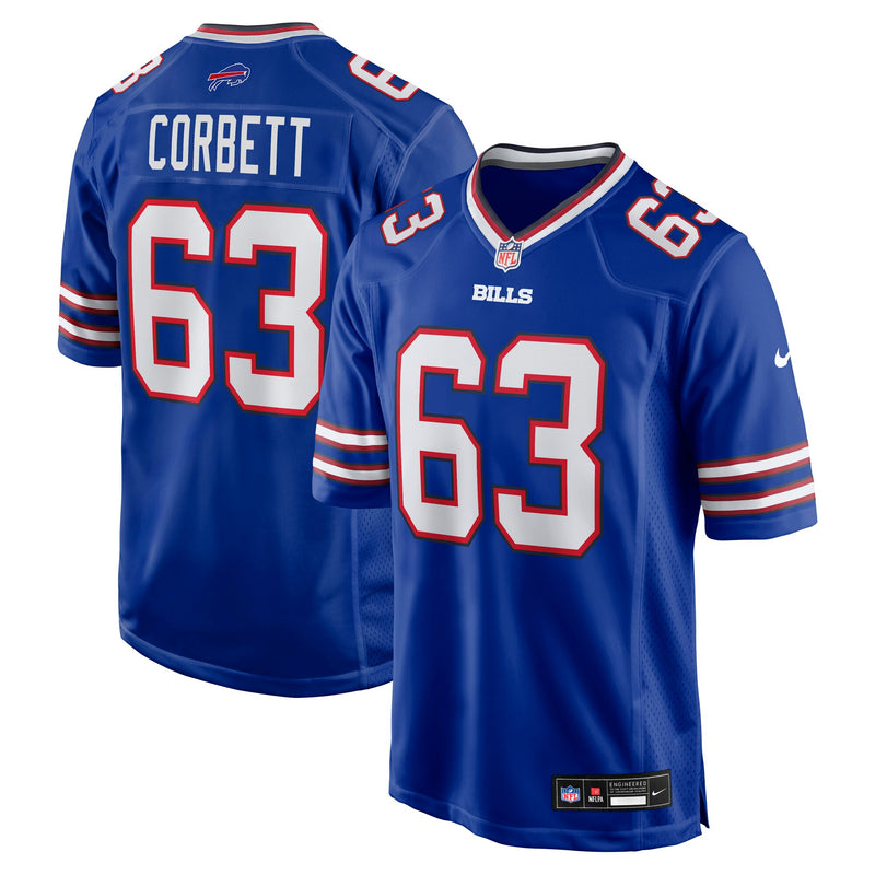 Austin Corbett Buffalo Bills Football Jersey, Royal Game Sportswear Jersey Shirt, Lightweight Breathable Athletic Jersey, Casual Gift for Men