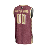 Florida State Seminoles Basketball Jersey, Garnet Sportswear Jersey Shirt, Sleeveless Athletic Tank Jersey, Casual Gift for Men, Style 201346780