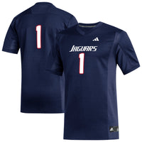 South Alabama Jaguars Football Jersey, Navy Replica Sportswear Jersey Shirt, Lightweight Breathable Athletic Jersey, Casual Gift for Men