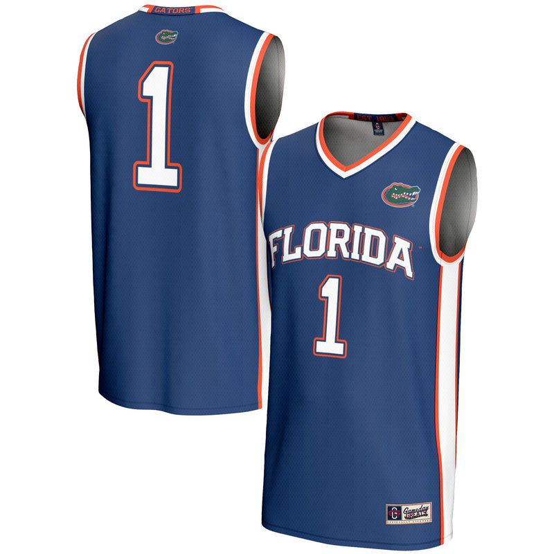 Florida Gators Basketball Jersey, Royal Sportswear Jersey Shirt, Sleeveless Athletic Tank Jersey, Casual Gift for Men, Style 200845017