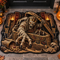 Curse Unleashed - Pharaoh Mummy Doormat Built for Impact