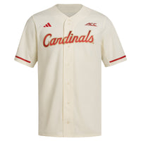 Louisville Cardinals Baseball Jersey, Cream Replica Sportswear Jersey Shirt, Lightweight Breathable Athletic Jersey, Casual Gift for Men