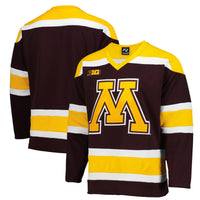 Minnesota Golden Gophers Hockey Jersey, Maroon Replica Sportswear Jersey Shirt, Long Sleeve Hockey Sweater Jersey, Casual Gift for Men