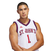 St. John's Red Storm Basketball Jersey, White Replica Home Sportswear Jersey Shirt, Sleeveless Athletic Tank Jersey, Casual Gift for Men