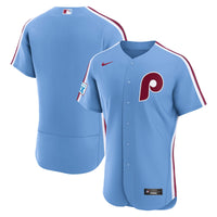 Philadelphia Phillies Baseball Jersey, Blue Authentic Sportswear Jersey Shirt, Lightweight Breathable Athletic Jersey, Casual Gift for Men