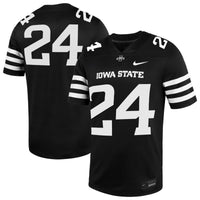 Iowa State Cyclones Football Jersey, Black Sportswear Jersey Shirt, Lightweight Breathable Athletic Jersey, Casual Gift for Men, Style 201905518