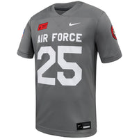 Air Force Falcons Football Jersey, Gray Game Sportswear Jersey Shirt, Lightweight Breathable Athletic Jersey, Casual Gift for Men