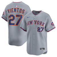 Mark Vientos New York Mets Baseball Jersey, Gray Limited Sportswear Jersey Shirt, Lightweight Breathable Athletic Jersey, Casual Gift for Men