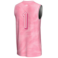 Delaware Fightin' Blue Hens Basketball Jersey, Pink Fashion Sportswear Jersey Shirt, Sleeveless Athletic Tank Jersey, Casual Gift for Men