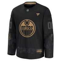 Edmonton Oilers Hockey Jersey, Black Sportswear Jersey Shirt, Long Sleeve Hockey Sweater Jersey, Casual Gift for Men, Style 202533022