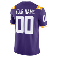 LSU Tigers Football Jersey, Purple Game Sportswear Jersey Shirt, Lightweight Breathable Athletic Jersey, Casual Gift for Men, Style 202015211
