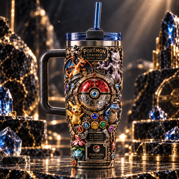 PK and the Jeweled Poke Ball - Gotta Catch 'Em All Tumbler - main
