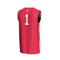 Utah Utes Basketball Jersey, Red Fashion Lightweight Sportswear Jersey Shirt, Sleeveless Athletic Tank Jersey, Casual Gift for Men