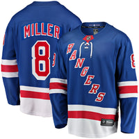 J.T. Miller New York Rangers Hockey Jersey, Blue Breakaway Home Sportswear Jersey Shirt, Long Sleeve Hockey Sweater Jersey, Casual Gift for Men