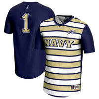 Navy Midshipmen Lightweight Soccer Jersey, Fashion Sportswear Jersey Shirt, Lightweight Breathable Athletic Jersey, Casual Gift for Men
