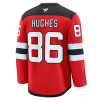 Jack Hughes New Jersey Devils Hockey Jersey, Red Premium Home Sportswear Jersey Shirt, Long Sleeve Hockey Sweater Jersey, Casual Gift for Men