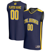 Cal Bears Basketball Jersey, Navy Fashion Sportswear Jersey Shirt, Sleeveless Athletic Tank Jersey, Casual Gift for Men, Style 203645437