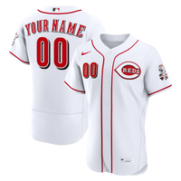 Cincinnati Reds Baseball Jersey, White Authentic Home Sportswear Jersey Shirt, Lightweight Breathable Athletic Jersey, Casual Gift for Men