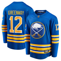 Jordan Greenway Buffalo Sabres Hockey Jersey, Royal Breakaway Sportswear Jersey Shirt, Long Sleeve Hockey Sweater Jersey, Casual Gift for Men