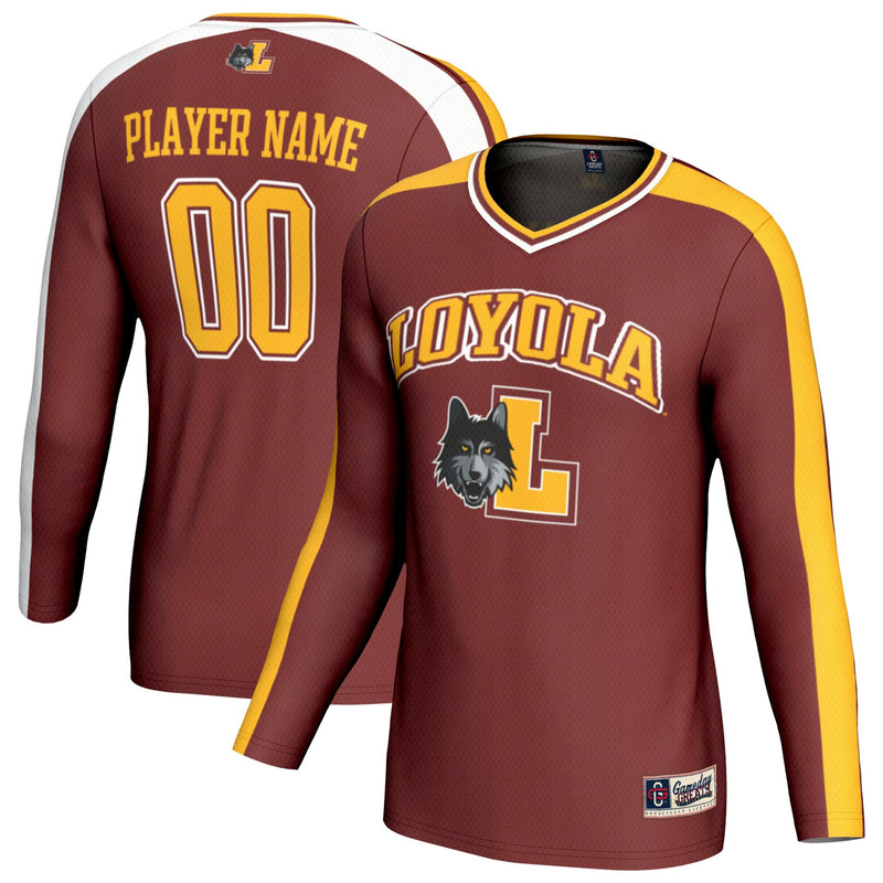 Loyola Chicago Ramblers Volleyball Jersey, Sportswear Jersey Shirt, Lightweight Breathable Athletic Jersey, Casual Gift for Men, Style 203494794