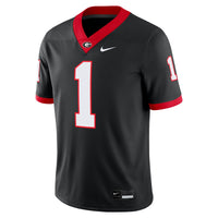 Georgia Bulldogs Football Jersey, Black Game Alternate Sportswear Jersey Shirt, Lightweight Breathable Athletic Jersey, Casual Gift for Men