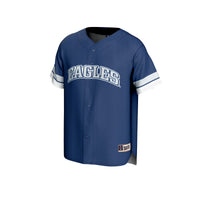 Emory Eagles Baseball Jersey, Blue Sportswear Jersey Shirt, Lightweight Breathable Athletic Jersey, Casual Gift for Men