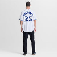 Anthony Santander Toronto Blue Jays Baseball Jersey, White Sportswear Jersey Shirt, Lightweight Breathable Athletic Jersey, Casual Gift for Men