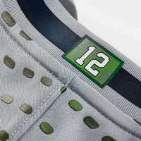 Seattle Seahawks Football Jersey, Gray Game Sportswear Jersey Shirt, Lightweight Breathable Athletic Jersey, Casual Gift for Men