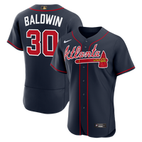 Drake Baldwin Atlanta Braves Baseball Jersey, Navy Sportswear Jersey Shirt, Lightweight Breathable Athletic Jersey, Casual Gift for Men