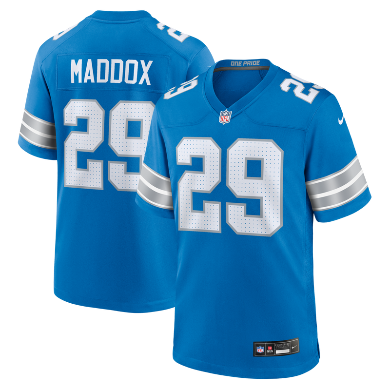 Avonte Maddox Detroit Lions Football Jersey, Blue Game Sportswear Jersey Shirt, Lightweight Breathable Athletic Jersey, Casual Gift for Men
