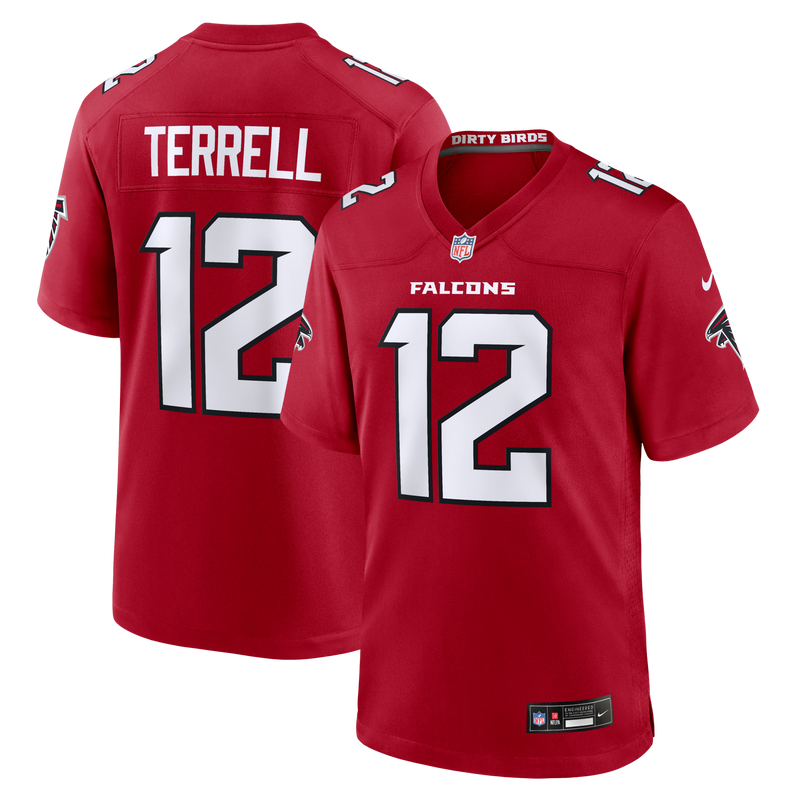 Avieon Terrell Atlanta Falcons Football Jersey, Red Game Sportswear Jersey Shirt, Lightweight Breathable Athletic Jersey, Casual Gift for Men