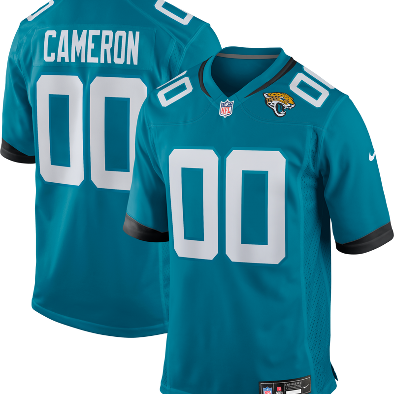 Josh Cameron Jacksonville Jaguars Football Jersey, Teal Sportswear Jersey Shirt, Lightweight Breathable Athletic Jersey, Casual Gift for Men