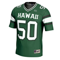 Hawaii Rainbow Warriors Football Jersey, Sportswear Jersey Shirt, Lightweight Breathable Athletic Jersey, Casual Gift for Men, Style 200425347
