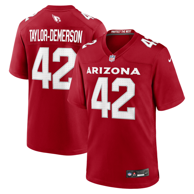 Dadrion Taylor-Demerson Arizona Cardinals Football Jersey, Sportswear Jersey Shirt, Lightweight Breathable Athletic Jersey, Casual Gift for Men