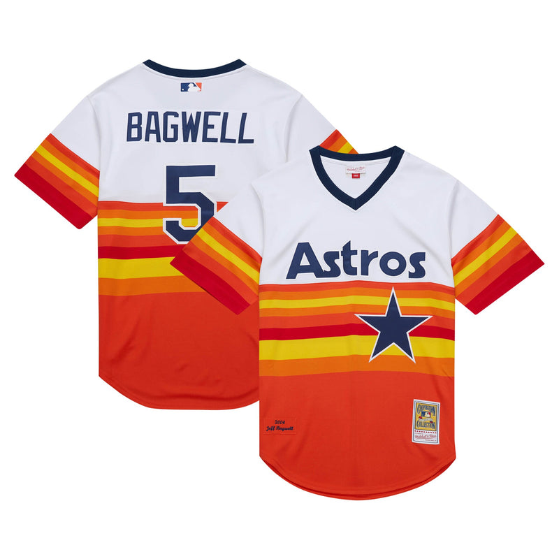 Jeff Bagwell Houston Astros Baseball Jersey, White Sportswear Jersey Shirt, Lightweight Breathable Athletic Jersey, Casual Gift for Men