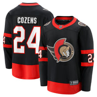 Dylan Cozens Ottawa Senators Hockey Jersey, Black Breakaway Home Sportswear Jersey Shirt, Long Sleeve Hockey Sweater Jersey, Casual Gift for Men