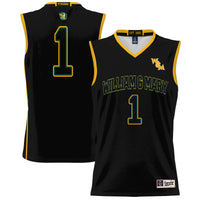 William & Mary Tribe Basketball Jersey, Black Lightweight Sportswear Jersey Shirt, Sleeveless Athletic Tank Jersey, Casual Gift for Men
