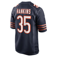 Deion Hankins Chicago Bears Football Jersey, Navy Game Sportswear Jersey Shirt, Lightweight Breathable Athletic Jersey, Casual Gift for Men
